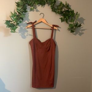 Intimately Free People suede ribbed dress